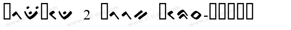 Modified 2 Book Vers字体转换